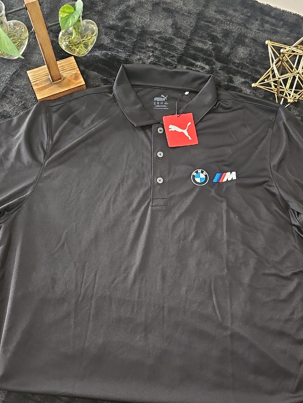 Puma Black Polo with BMW M Logo